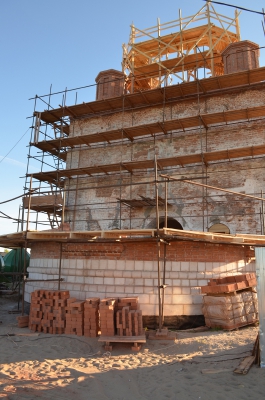 Восстановление алтаря церкви Дмитрия Солунского
