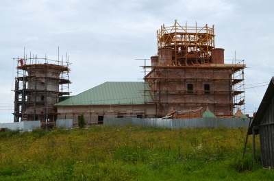Фото реставрационных работ церкви Святого Дмитрия Солунского